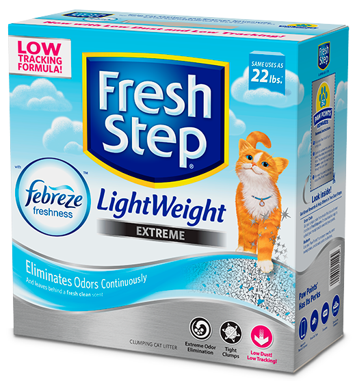 Extreme Lightweight Low Tracking Cat Litter Fresh Step®