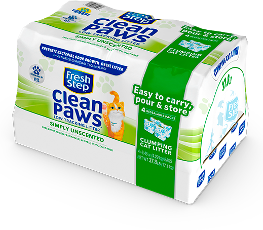 Clean Paws<sup>®</sup> Simply Unscented Litter 37.8lb