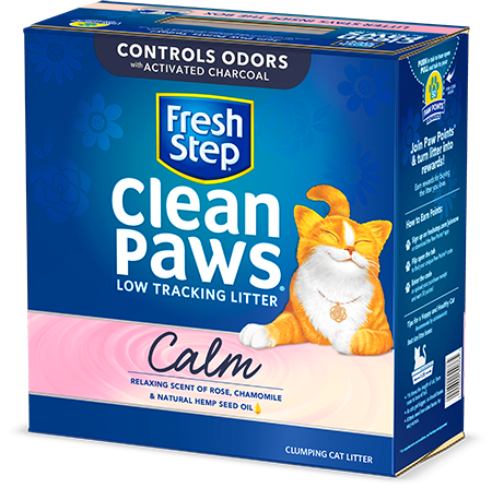 Clean Paws<sup>®</sup> Calm, Rose and Chamomile Scented Litter 22.5lb