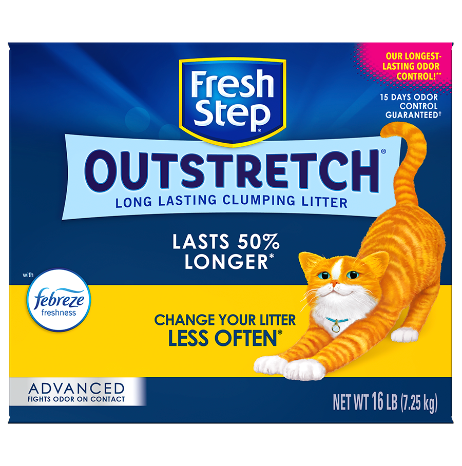 Advanced Outstretch<sup>®</sup> Long Lasting Clumping Litter Scented with Febreze Freshness 32lb